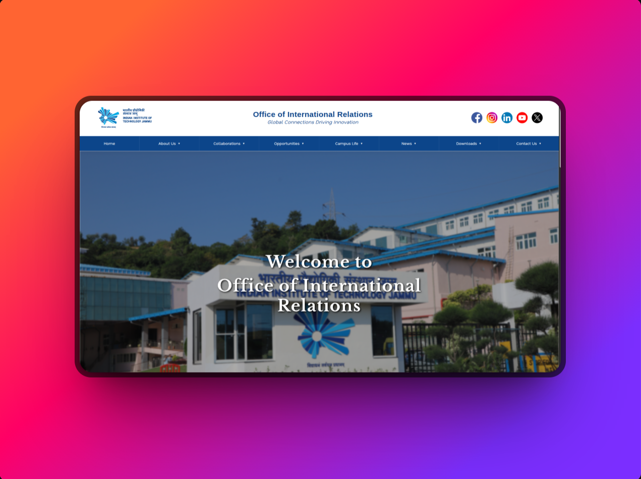 International Relations IIT Jammu